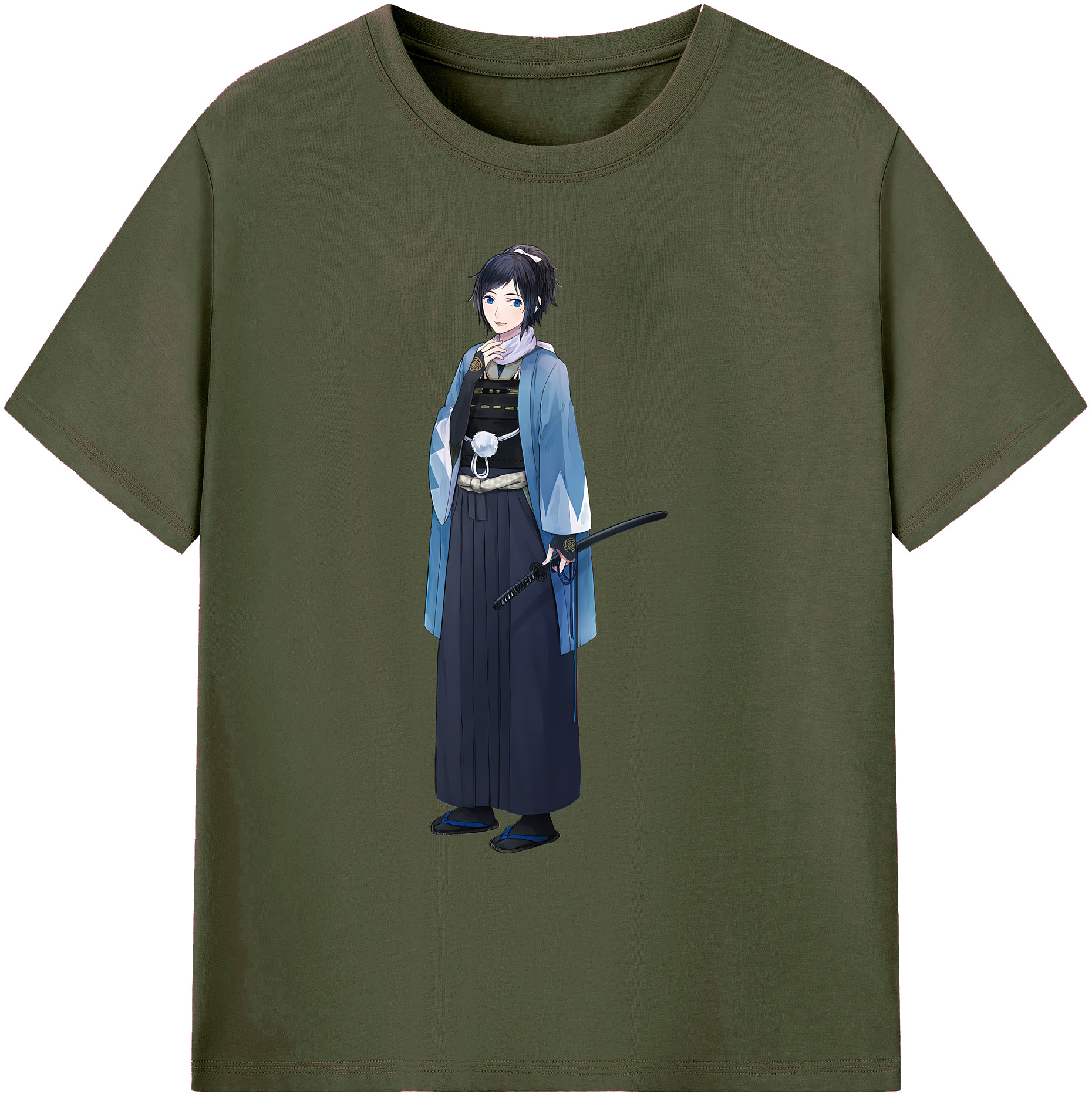 （画像用） 刀剣乱舞 Touken Ranbu 綿100％ メンズ半袖Tシャツ｜肌触りやわらか＆通気性